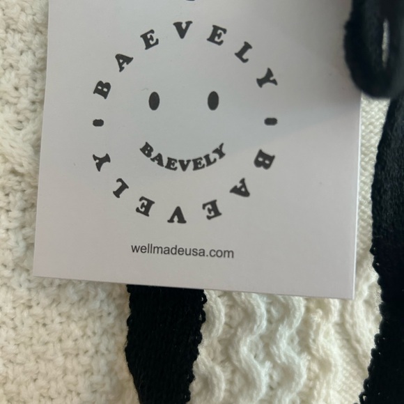 Baevely NWT Sweater Skirt | 2XL | Black and White - Picture 2 of 4